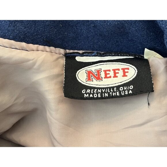 Vtg Neff Jesuit High School Blue Jays Letterman Jacket 1990s Wresting Louisiana - Picture 11 of 11